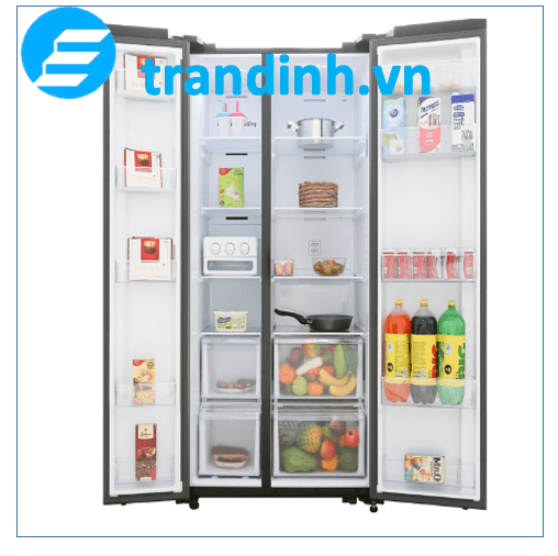 So sánh tủ lạnh side by side và tủ 4 cánh 1 Đặc điểm nổi bật tủ lạnh side by side
