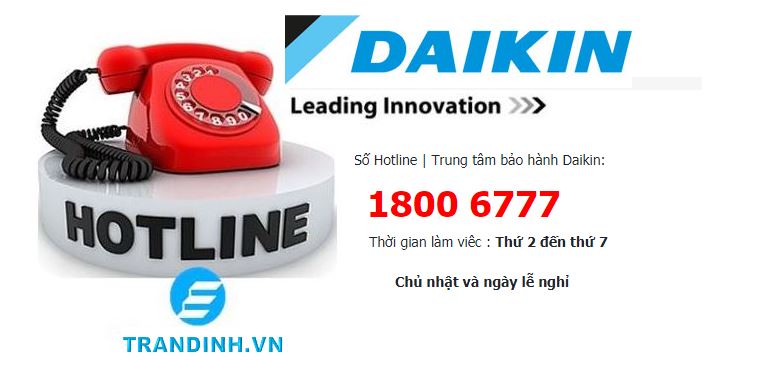 Trung tâm chăm sóc khách hàng và bảo hành điều hòa Daikin | Số tổng đài Daikin