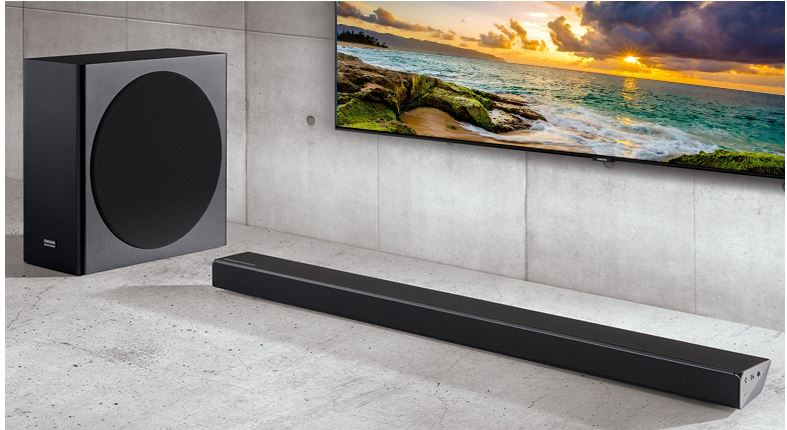 Loa thanh soundbar Samsung HW-Q70R 5 Loa tivi SamSung HW-Q70R có thiết kế sang trọng, đường nét hiện đại