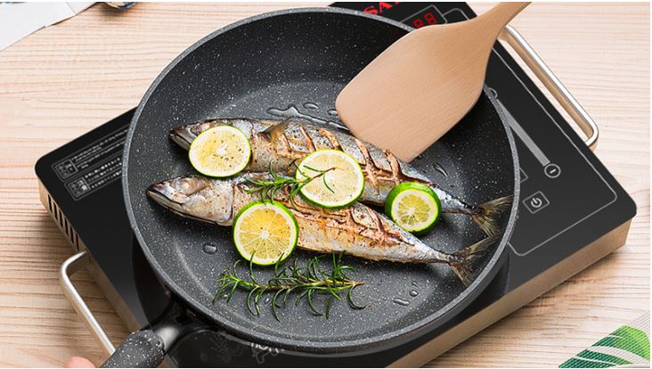 Sử dụng các chế độ nấu của bếp hồng ngoại | An toàn hiệu quả 4 Sử dụng chế độ chiên, xào của bếp hồng ngoại