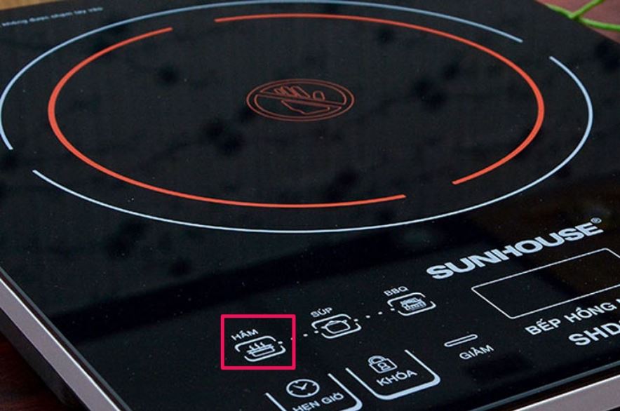 Sử dụng các chế độ nấu của bếp hồng ngoại | An toàn hiệu quả 2 Sử dụng chế độ Hấp/Hầm của bếp hồng ngoại