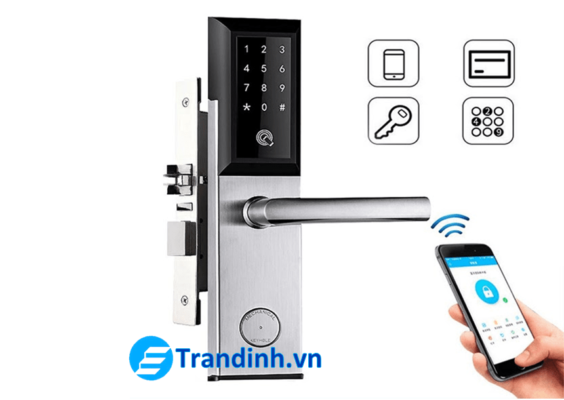 Khóa cửa vân tay cho phép kiểm soát mở cửa bằng thiết bị di động từ xa