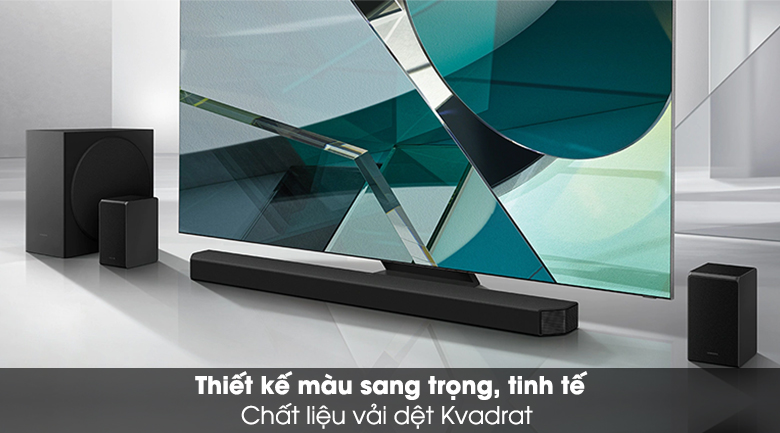 Loa thanh Samsung HW-Q950 4  Loa thanh Samsung HW-Q950 mang đến phòng bạn 1 thiết kế đơn giản, thanh lịch, tạo điểm nhấn thêm phần sang trọng