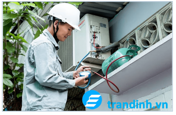 4. Quy trình nạp gas (thay gas) điều hoà