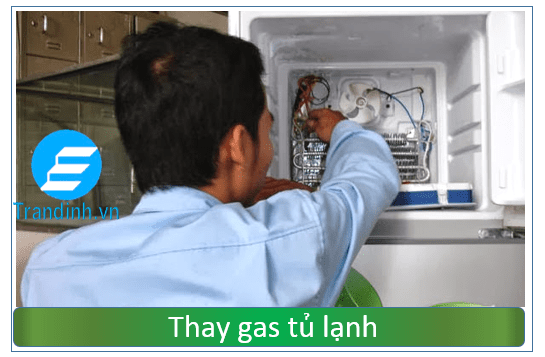 thay gas tủ lạnh