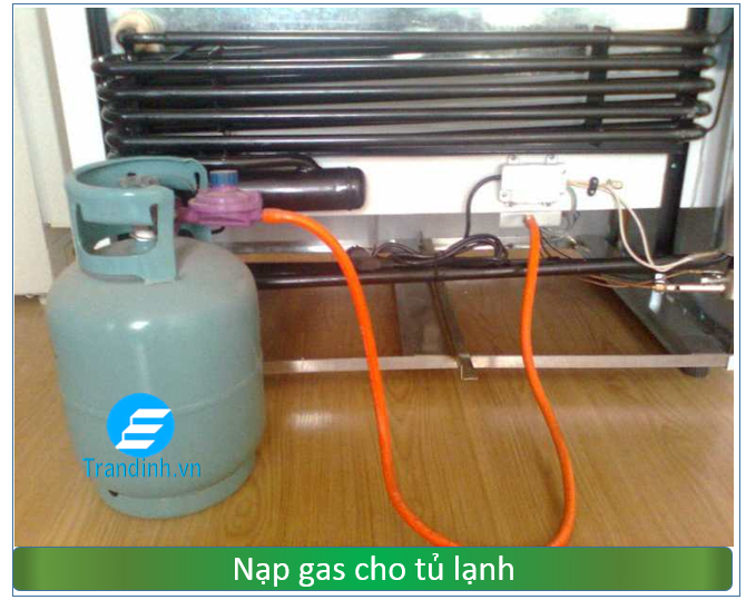 Quy trình nạp gas cho tủ lạnh