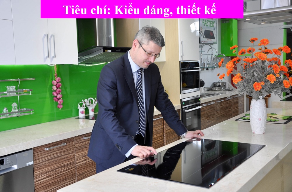 Tiêu chí chọn mua bếp từ số 4 : Kiểu dáng thiết kế