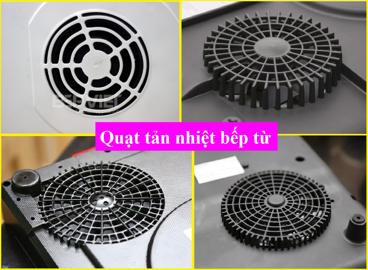 Tiêu chí chọn mua bếp từ số 6 : Quạt tản nhiệt