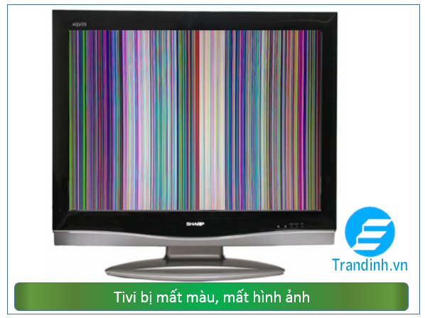 Dấu hiệu tivi bị mất màu, mất hình ảnh