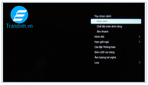 Cài đặt lại hình ảnh
