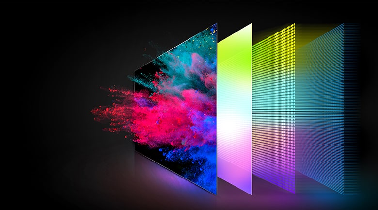 7. Màu sắc hiển thị tinh khiết, tái tạo màu sắc chi tiết nhờ công nghệ màn hình chấm lượng tử Quantum Dot