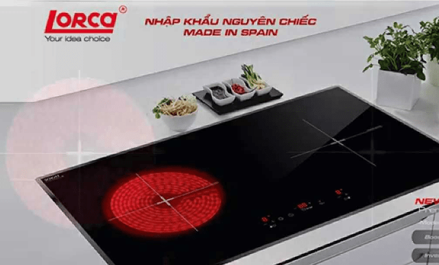 Top 5 hãng bếp từ nhập khẩu tốt nhất, bán chạy nhất hiện nay 7 Bếp từ Lorca nhập khẩu chính hãng
