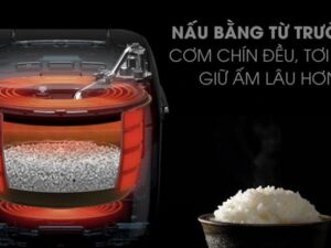 Nồi cơm điện cao tần Toshiba 1 lít RC-10RH(CG)VN 4 Nồi cơm điện cao cấp sử dụng công nghệ nấu tiên tiến hiện đại