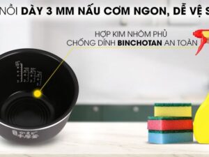 Nồi cơm cao tần Toshiba RC-18IP1PV 1.8 lít 6 toshiba rc 18ip1pv 10