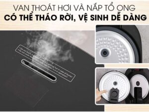 Nồi cơm cao tần Toshiba RC-18IP1PV 1.8 lít 4  Toshiba 1.8 lít RC-18IP1PV