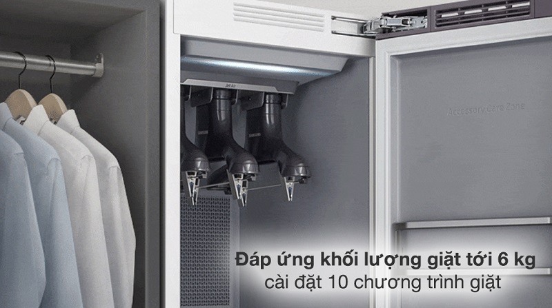 3. Khối lượng giặt và chương trình giặt tủ Samsung DF60A8500EG/SV