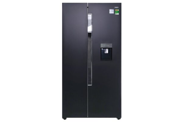 2. Thiết kế tủ lạnh side by side Aqua AQR-I565AS BS sang trọng, thẩm mỹ