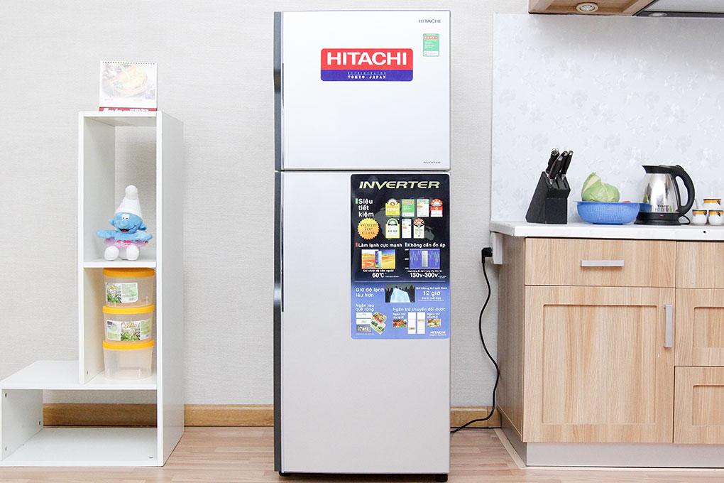 Tủ lạnh Hitachi R-H200PGV4 có thiết kế sang trọng, thẩm mỹ