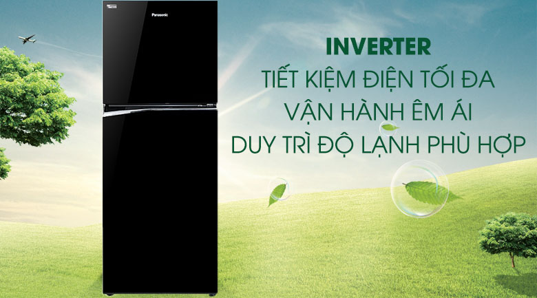 Tủ lạnh Panasonic inverter 268 lít NR-BL300PKVN 7 Vận hành êm ái, tiết kiệm điện năng tối ưu nhờ công nghệ inverter