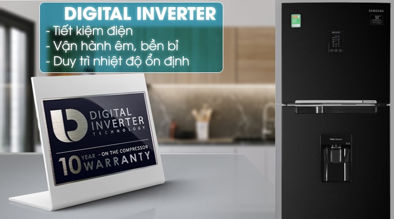Công nghệ Digital Inverter giúp tủ lạnh hoạt động ổn định, tiết kiệm điện