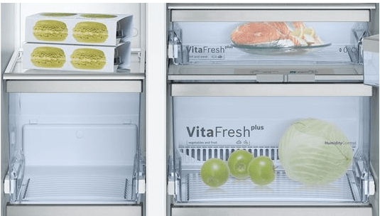Tủ lạnh Bosch KAD90VI20 bảo quản thực phẩm tươi sống hiệu quả nhờ công nghệ VitaFresh Plus
