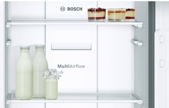 Hệ thống làm lạnh MultiAirflow trên tủ lạnh Bosch KAG90AI20G giữ thực phẩm tươi ngon lâu hơn