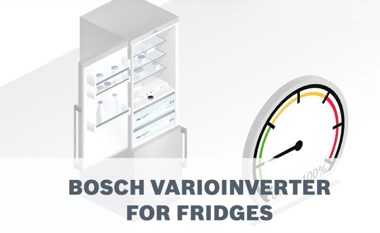 4. Tủ lạnh Bosch 93AIEPG với công nghệ VarioInverter và Digital inverter giúp tiết kiệm điện, vận hành êm ái