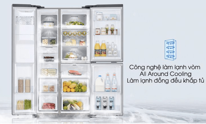 5. Công nghệ làm lạnh vòm mang hơi lạnh toả đồng đều trong tủ lạnh Bosch KAG93AIEPG