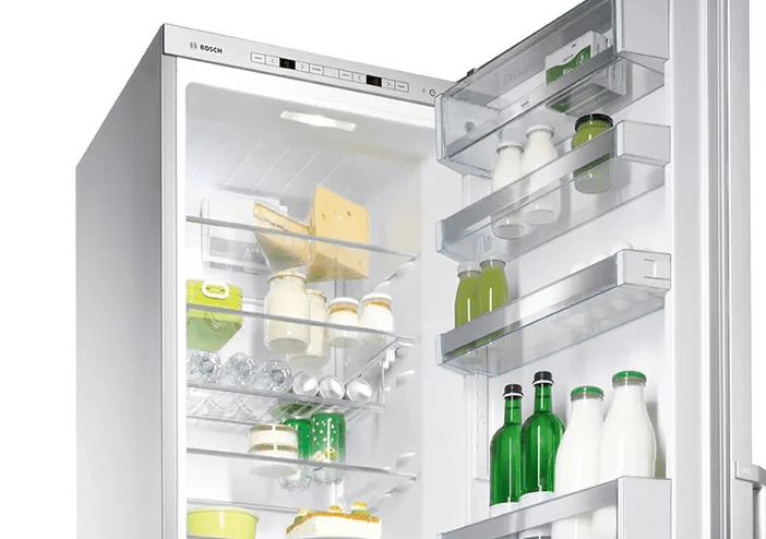 KAN93VIFPG tủ lạnh Bosch với hệ thống báo động khi cửa mở tiện ích