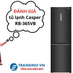 Đánh giá tủ lạnh Casper RB-365VB | Ngăn đá dưới