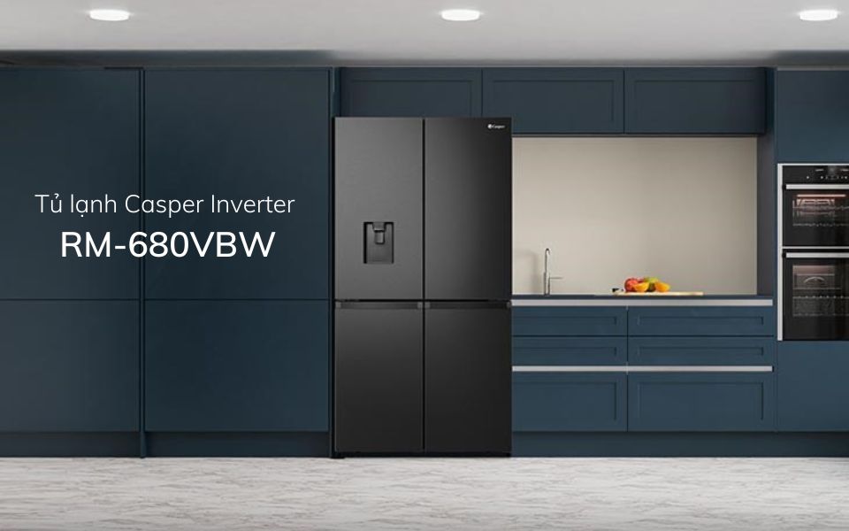 Tủ lạnh Casper nhiều cửa 645l rm-680vbw
