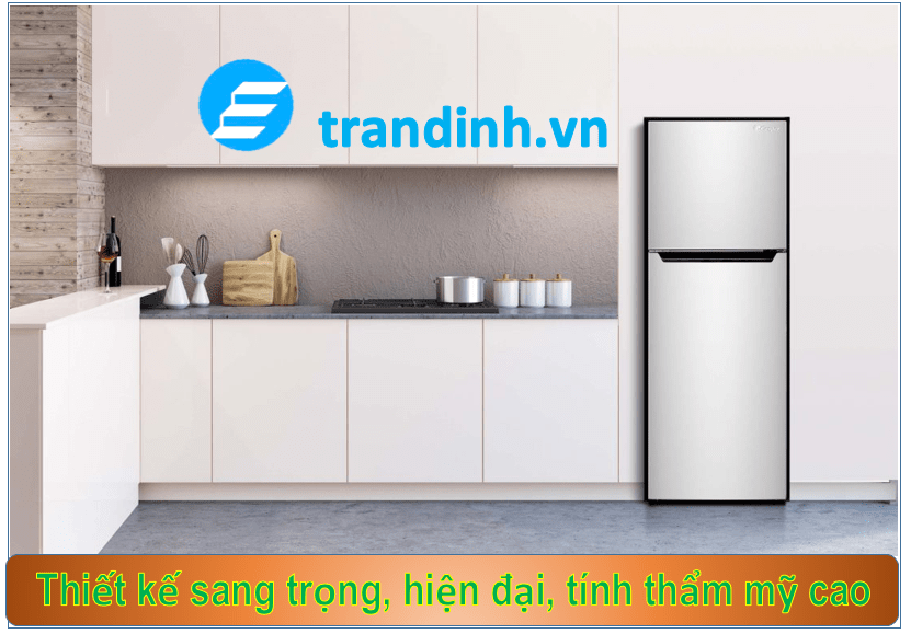 Tủ lạnh Casper RT-275VG sở hữu thiết kế hiện đại, sang trọng