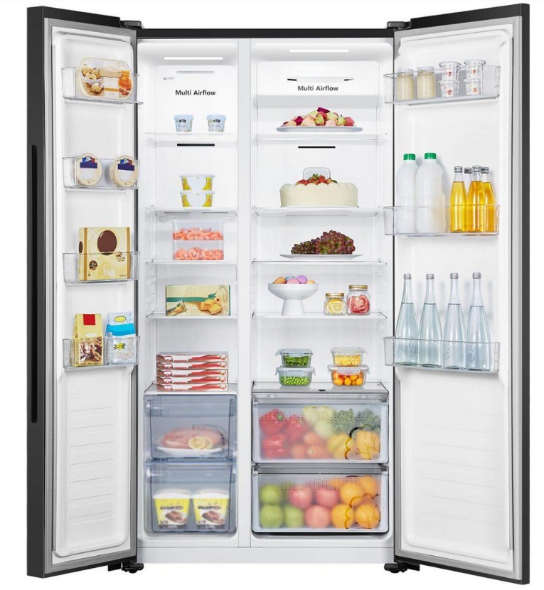 Tủ lạnh Casper RS-570VT dung tích lớn phù hợp cho gia đình 4 đến 6 người