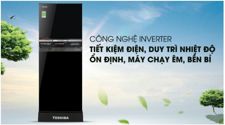 3.2 Tủ lạnh Toshiba GR-A25VM(UKG) Inverter 194 lít 