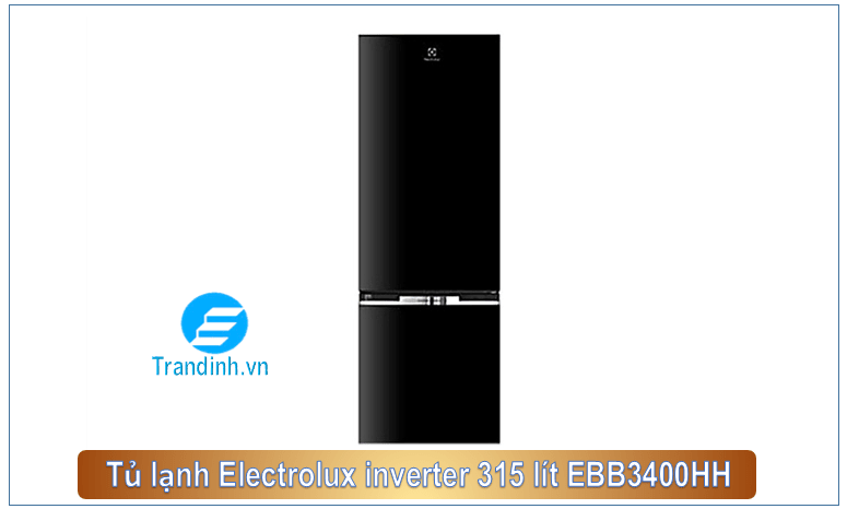 Tủ lạnh Electrolux Inverter 315 lít EBB3400HH có thiết kế hiện đại, sang trọng