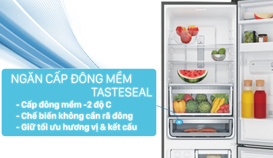 Tủ lạnh Electrolux chế biến không cần rã đông với ngăn đông mềm TasteSeal