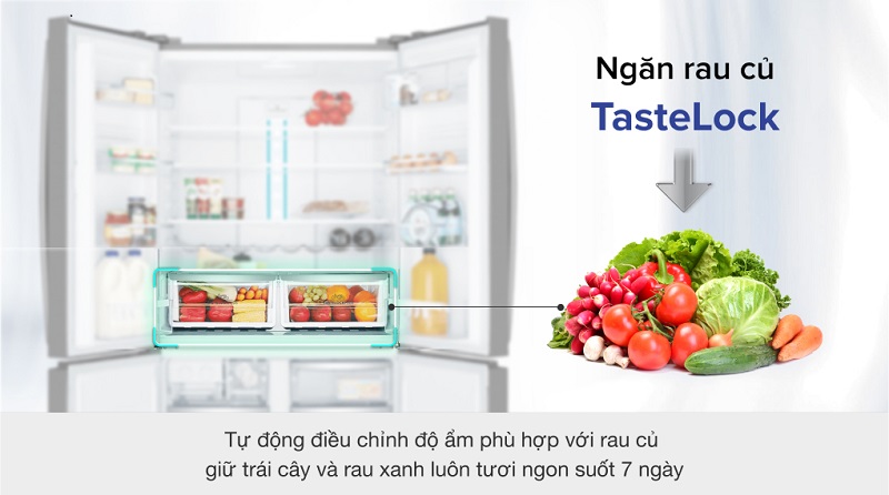 Ngăn rau TasteLock tự động điều chỉnh nhiệt độ