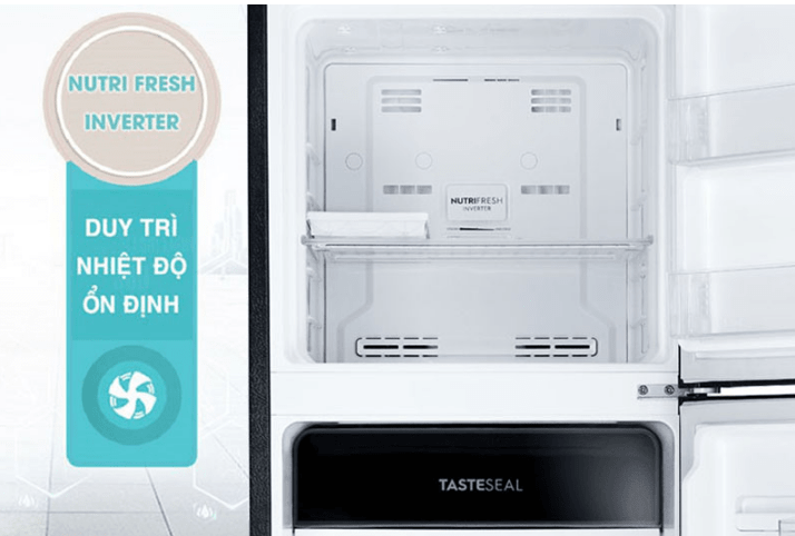 Tủ lạnh Electrolux inverter 312 lít ETB3440K-A - Tiết kiệm năng lượng và êm ái