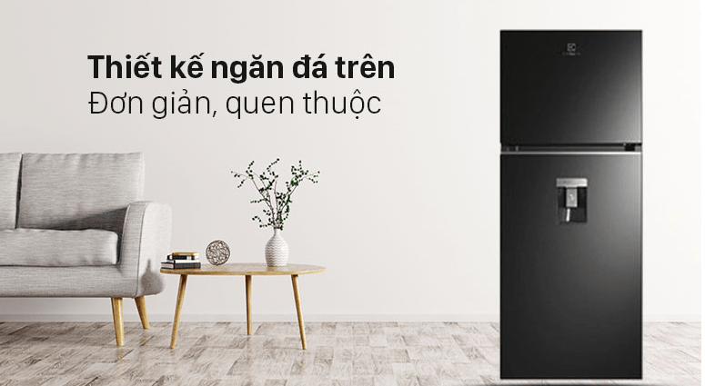 Tủ lạnh Electrolux ETB3440K-H phù hợp với gia đình từ 3 - 4 người