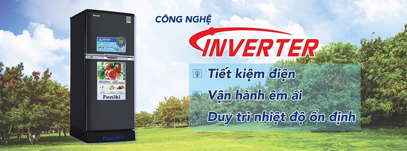 Tủ Lạnh Funiki 159 Lít FR166ISU trang bị công nghệ inverter tiết kiệm điện