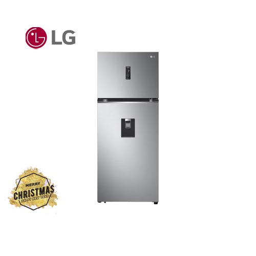 2. Tủ lạnh LG GN-D372PSA thiết kế ngăn đá quen thuộc.