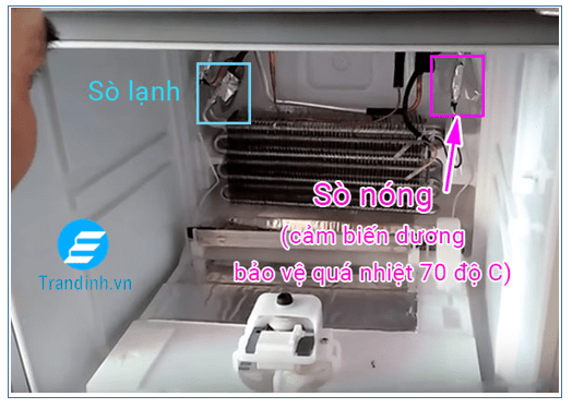 Tại sao tủ lạnh không đông đá? Nguyên nhân và cách khắc phục 17 Bộ xả đá không hoạt động