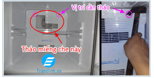 Tại sao tủ lạnh không đông đá? Nguyên nhân và cách khắc phục 18 Bộ xả đá không hoạt động