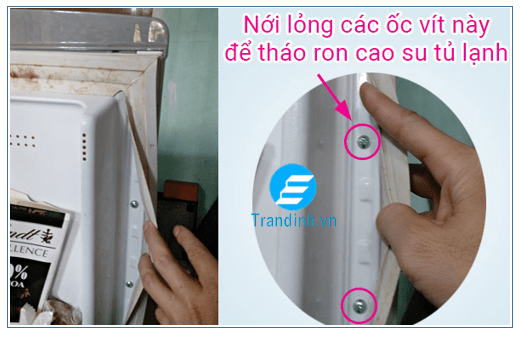 Tại sao tủ lạnh không đông đá? Nguyên nhân và cách khắc phục 4 Do cửa tủ lạnh đóng không kín hoặc viền cao su bị hở
