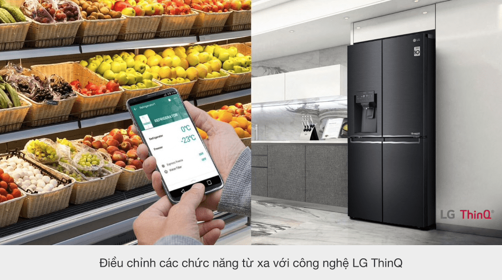 10. Công nghệ Smart ThinQ kết nối điện thoại vô cùng tiện ích