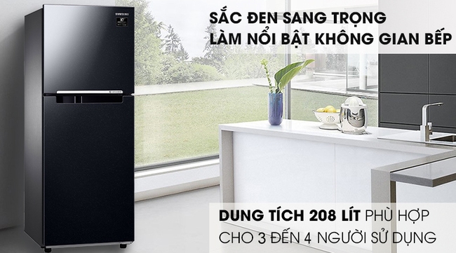 Tủ lạnh mini 2 cửa Samsung Inverter 208 lít RT20HAR8DBU