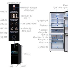 TOP 8 tủ lạnh ngăn đá lớn giá rẻ, tiết kiệm điện