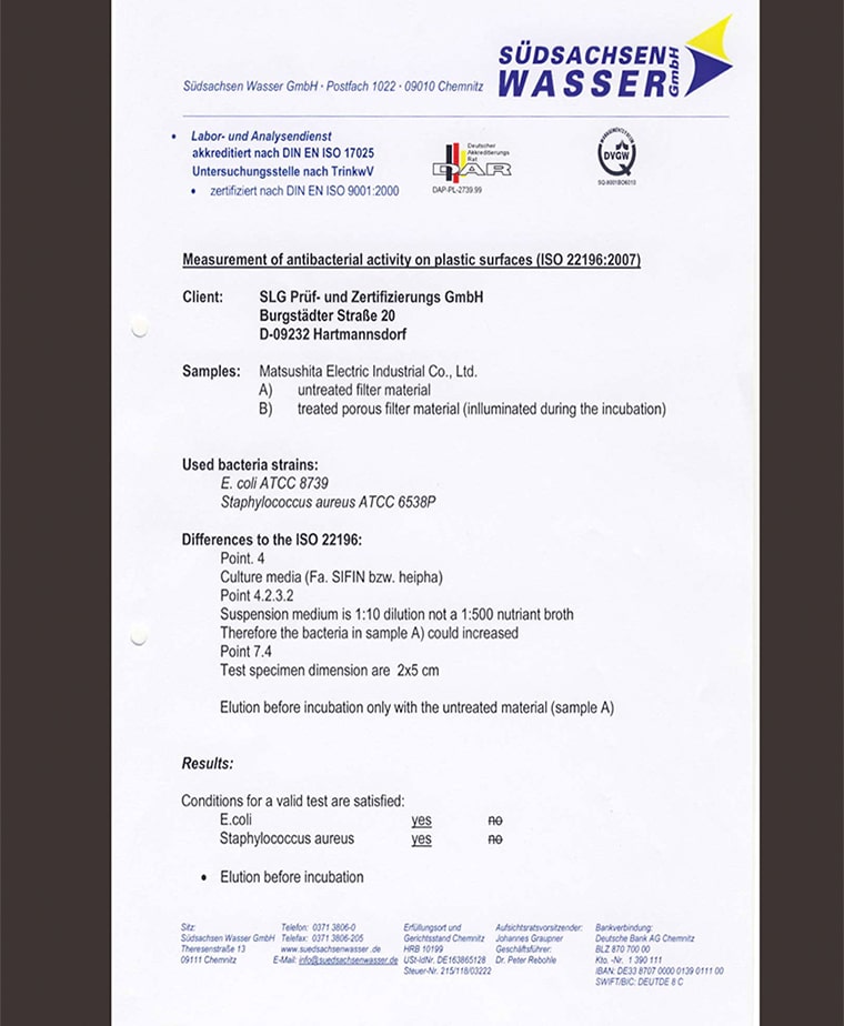 Tủ lạnh Panasonic NR-TL351VGMV inverter 326 Lít 9 4. Công nghệ Blue Ag+ giúp diệt khuẩn hiệu quả đến 99,9%