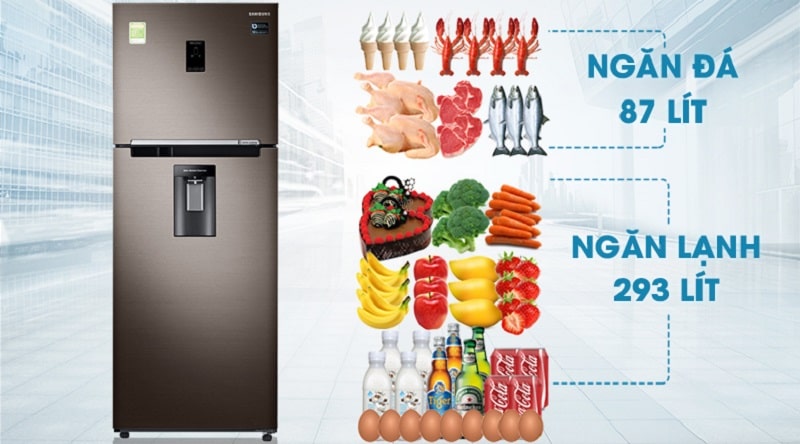 11. Tủ lạnh Samsung RT38K5982DX/SV phù hợp gia đình có từ 3-4 người