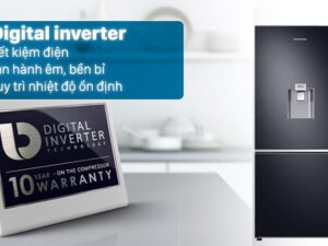 2. Tủ lạnh RB27N4190BU/SV tiết kiệm điện tối ưu nhờ công nghệ Digital Inverter
